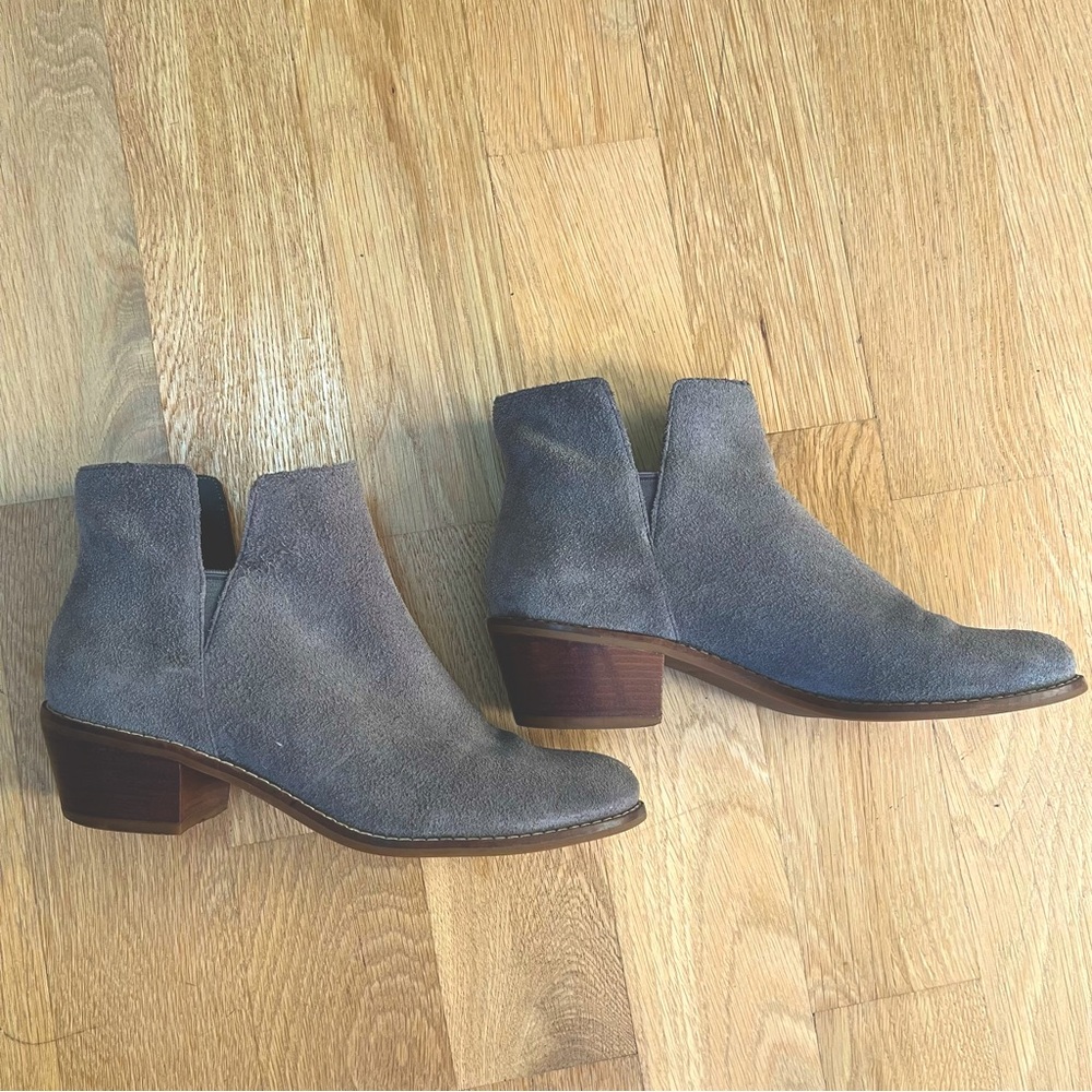 Gray Suede Ankle Boots (7)